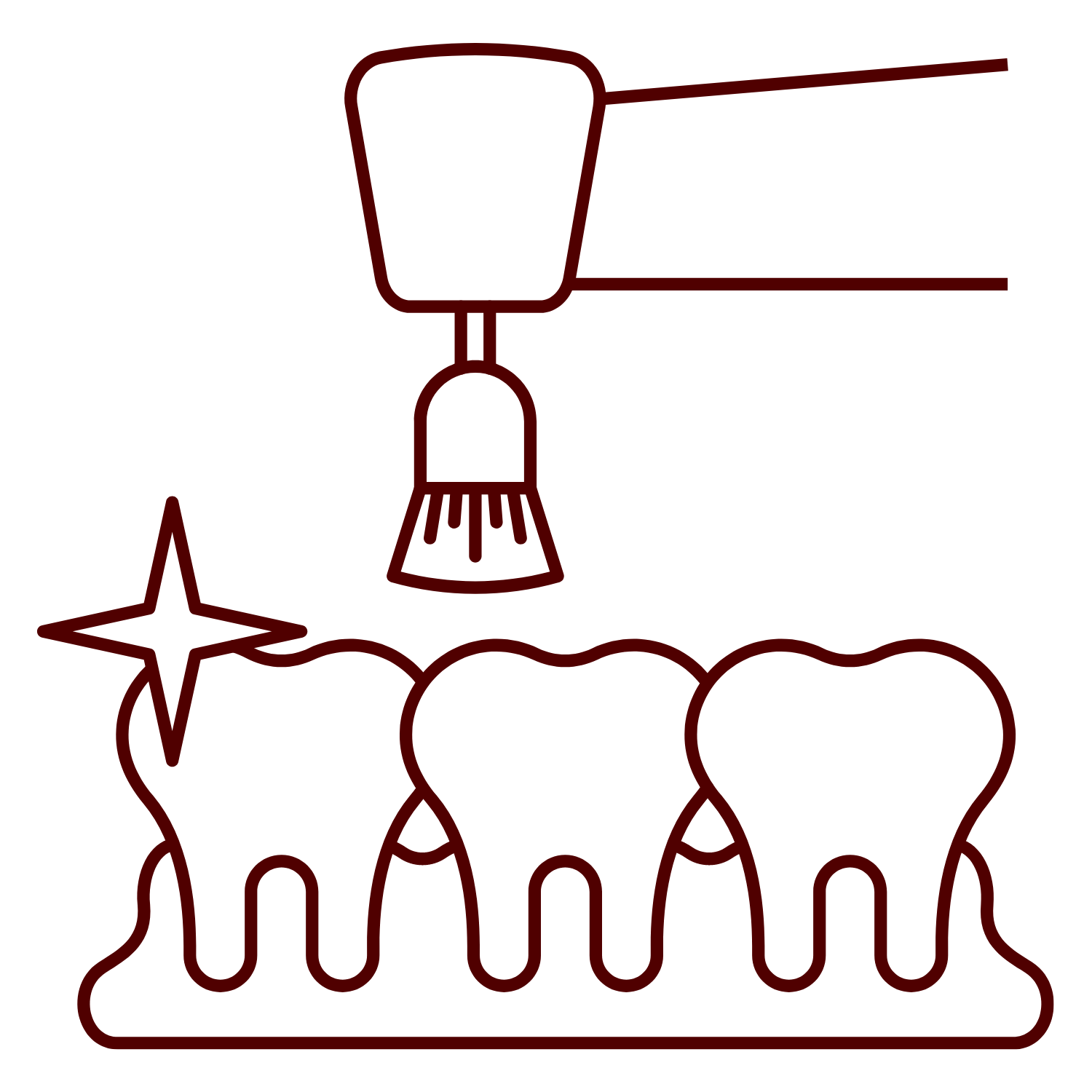 dental cleaning icon