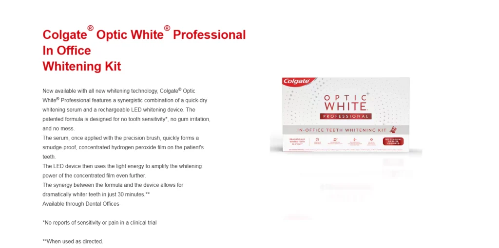 bleachcolgatet 2024 03 05 at 15 38 14 Colgate® Optic White® Professional In Office Whitening Kit Colgate® 1
